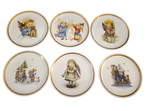 Set of 6 Berta Hummel Museum Miniature Plate Collection 4" Round - Picture 1 of 12