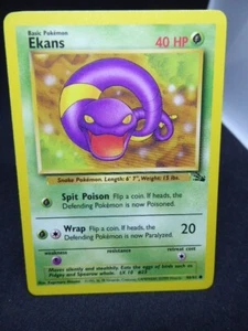 EKANS-46/62 - WOTC Pokemon Card 1999 Vintage - Picture 1 of 1