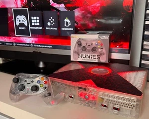 XBox Crystal Classic Red - Internal HDMI - Retro Fighter Hunter 1/2000 - 500GB - Bild 1 von 6