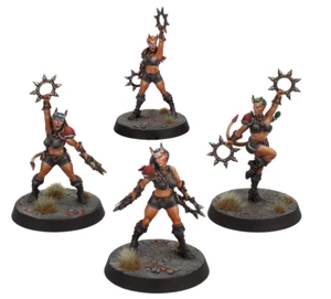 Chaos Cheerleaders-Damned Damsels-Blood Bowl-Forgeworld-Warhammer Old World-AoS - Bild 1 von 3
