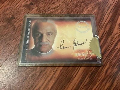 FIREFLY RON GLASS AUTO CARD AS SHEPHERD BOOK 2006 INKWORKS BOX INCENTIVE RARE - Image 1 of 2