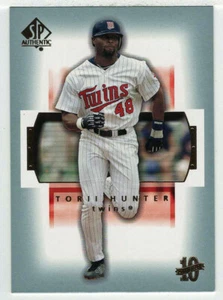 Torii Hunter - Minnesota Twins - 2003 Upper Deck SP Authentic Baseball # 33 Mint - Picture 1 of 1
