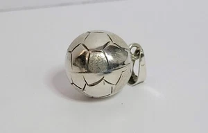 Ciondolo pallone da calcio Messico Sterling con suono di campana jingle 16,9 grammi - Foto 1 di 3