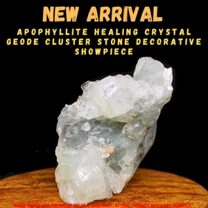 Apophyllite Cluster 245g AAA Mineral Specimen Druzy Matrix Geode Crystal 9X6 Cm - Picture 1 of 8