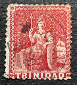TRINIDAD stamp 6.12.1872 BRITANNIA / EL572