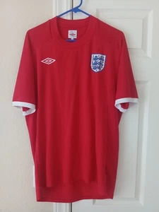 Official Umbro ENGLAND 2010 2012 AWAY SHIRT SOCCER JERSEY Size 46 XL - Picture 1 of 3