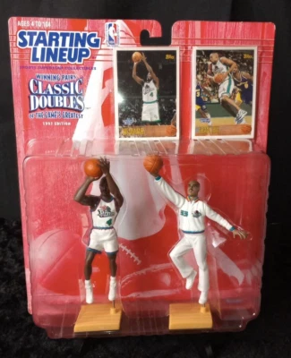 97' Joe Dumars - Grant Hill alineación inicial figuras y tarjetas dobles clásicas Foto 1 de 4