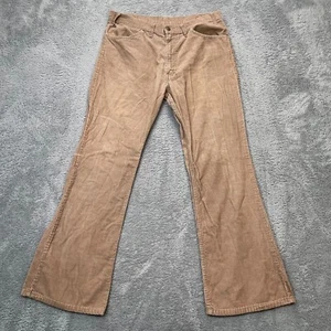 Vintage Levis Hose Herren 36x31 braun Cord Bootcut Schlag Glockenboden 1970 - Bild 1 von 8