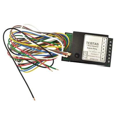 AB TOOLS Relè di bypass elettrico gancio di traino 7 vie per cablaggio multiplex Canbus Smart TR186