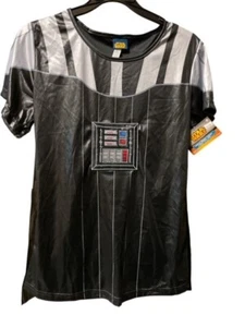 Disney Darth Vader Star Wars Shirt w/ Cape Halloween Costume Womens L/XL 10-16 - Picture 1 of 4