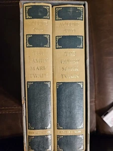 THE FAMILY MARK TWAIN 2 VOLUME SET HARPER & ROW HARDCOVER - Picture 1 of 22