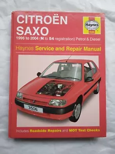 Haynes Citroen Saxo Manual No.3506 1996 to 2001 Service & Repair - Picture 1 of 8