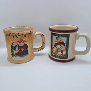 Crazy Mountain Christmas Mugs With Snowman Designs - Picture 1 of 11
