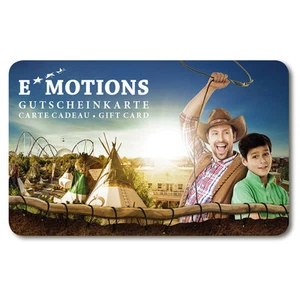 Europa Park Rust EMOTIONS Gutscheinkarte LA CARTE CADEAU GIFTCARD Geldkarte Camp - Bild 1 von 12
