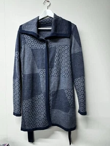 Women’s Viyella Cardigan Size M 100% Marino Wool Patchwork Excellent Condition - Picture 1 of 19
