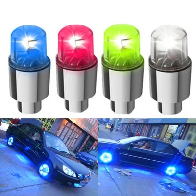 LED Bike SUV Car Wheel Tyre Decoration Light Bulb Tire Air Valve Stem Cap Lamp - Image 1 of 4