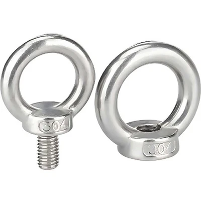 M3 M4 M5 M6 M8 M10 M12 Ringmutter Ringschraube Edelstahl Verzurröse Auge Ring - Bild 1 von 4