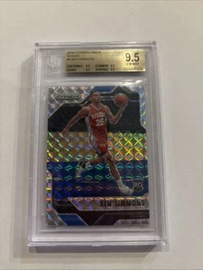 2016 Panini Prizm Silver Mosaic #6 Ben Simmons 76ers RC Rookie Beckett 9.5 Gem - Picture 1 of 2