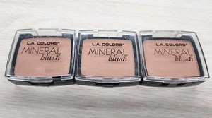 L.A. COLORS Mineral Blush Golden CMB857 0.15 Oz Cruelty Free Lot Of 3 New - Picture 1 of 4