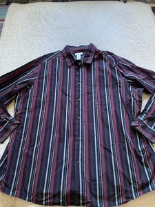 Concepts Men Striped Long Sleeve Button-Up Shirt Multicolor Size 4XL - Picture 1 of 9