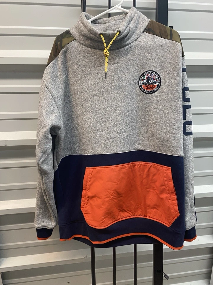 Polo Ralph Lauren 乡村户外运动员套衫运动衫尺寸 LT — 第 1/4 张图片