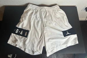 Nike Air Jordan Jumpman White Basketball Shorts Dri-FIT CZ4771-100 Men’s 2XL - Picture 1 of 3