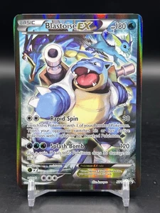 Blastoise EX XY122 Black Star Promo Arte Completo XY Holo Raro Inglés LP - Imagen 1 de 5