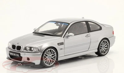 NEW*** 2003 BMW M3 (E46) CSL silver-grey metallic 1:18 Solido Diecast Model Car - Image 1 of 4