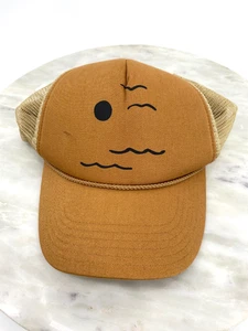 Madewell Trucker Cap Organic Cotton One Size Hat Brown Sun Graphic Sun - Picture 1 of 7