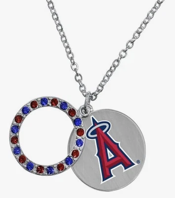 Game Time 101605 MLB Los Angeles Angels Disc Necklace - Image 1 of 4