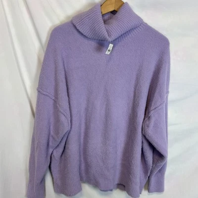 NUEVO CON ETIQUETAS Suéter Aerie American Eagle Mujer GRANDE-SUAVE Acogedor Capucha Cuello Foto 1 de 4