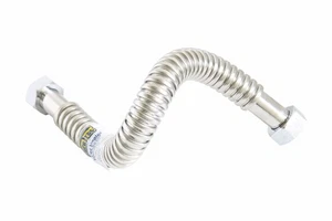 1" x 24" Acero Inoxidable Flexible de Agua para Calentador de Agua Ablandador de Agua - Imagen 1 de 3