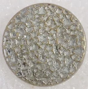 Antique 1 Piece Button Solidite Paris Back Geometric Design  Mid 1800s - Picture 1 of 4