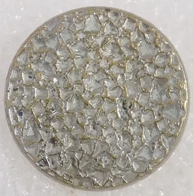 Antique 1 Piece Button Solidite Paris Back Geometric Design  Mid 1800s - Image 1 of 4