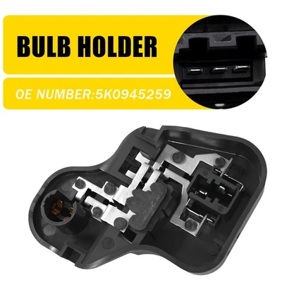 VW Golf 5K Mk6 Rear NS Left Inner Light Cluster Bulb Holder New 5K0945259 - Image 1 of 4