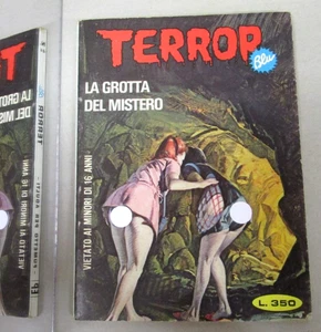 "TERROR BLU - LA GROTTA DEL MISTERO" - N. 44 - 1978 - Fumetto Adulti - V.M.16 - Imagen 1 de 1