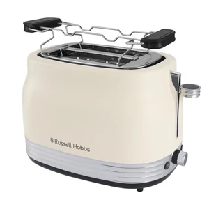 RUSSELL HOBBS Toaster Hanley Jasmine 2 Scheiben 6 Stufen Brötchenaufsatz Creme - Bild 1 von 7
