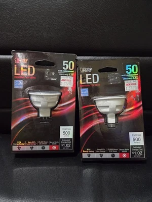 Pair Of Feit Electric BPEXN/500/LED Dimmable MR16 Light Bulb. 8.5 Watt. 12 Volt - Image 1 of 4