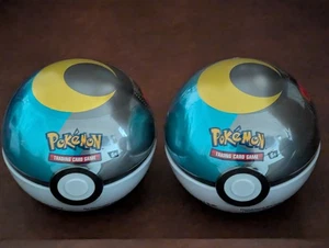 Pokemon TCG PokeBall Tins Brandneu Factory Sealed D25 & H24 Booster Packs - Bild 1 von 2