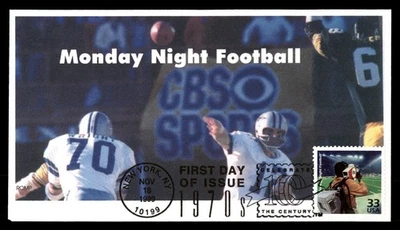 Mayfairstamps US FDC 1999 Monday Night Football ROMP Cachet First Day Cover aau_ - Image 1 of 2