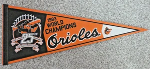 2008 - BALTIMORE ORIOLES - 1983 World Series CHAMPIONS 12x30 - Original PENNANT - Picture 1 of 5