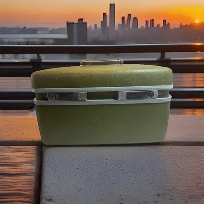 Estuche rígido Samsonite Royal Traveller Medalist con bandeja y espejo. Sin llave - verde Foto 1 de 4