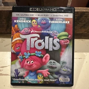 Trolls 4K UHD/Blu-ray Combo Anna Kendrick / Justin Timberlake Fast Shipping! - Picture 1 of 2