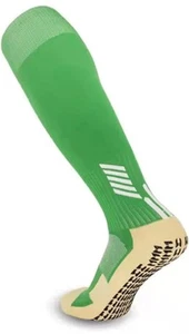 Long Anti-slip Football Grip Socks Boys & Girls Sports - GREEN - Picture 1 of 5