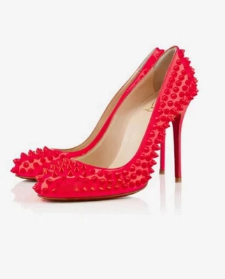 Tacones Christian Louboutin charol neón 1190$ Fifi talla 35,5 Foto 1 de 4