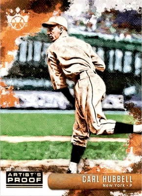 2019 Panini Diamond Kings - Carl Hubbell #23 Artist's Proof BoxQ - Image 1 of 2