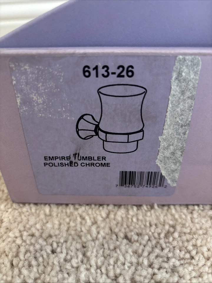 Ginger Empire Tumbler Polished Chrome 613-26 Bathroom NIB - Image 1 of 4