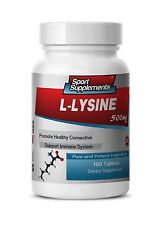 BCAA Amino Acids - L-Lysine 500mg -Boost Exercise & Workout Energy Tablets 1B