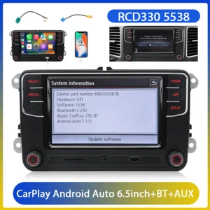 Noname 6,5" nuovo con scatola Carplay Android auto nuovo con scatola radio USB AUX RCD330 5538 RCD340G 187B - Foto 1 di 14