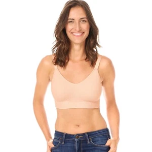 Amoena 'Eliza' Non Wired Pocketed Mastectomy Bra Blush Nude or Black 44802 - Picture 1 of 14